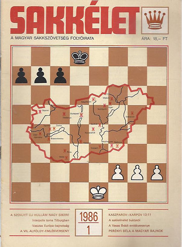 Magyar Sakklet 1986/1.-12. teljes XXXVI. vfolyam