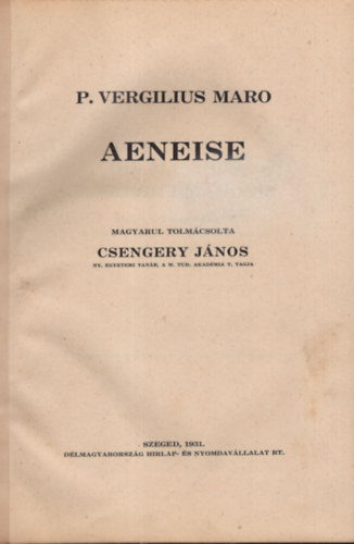 P. Vergilius Maro :  Aeneise
