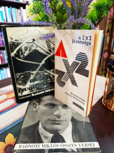 Pomogáts Béla Radnóti Miklós (szerkesztette) - Radnóti Miklós könyvcsomag 3 darabos: Radnóti Miklós összes versei, A 2×2 józansága (Emlékezések Radnóti Miklósról), Emlék és varázslat