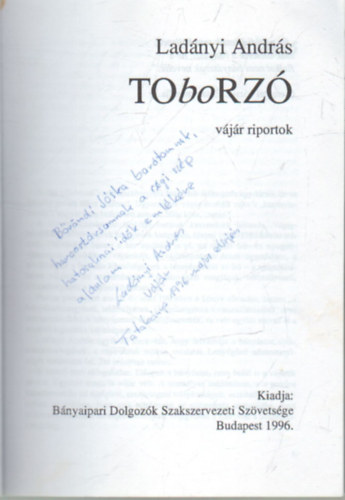 Toboroz- vjr riportok