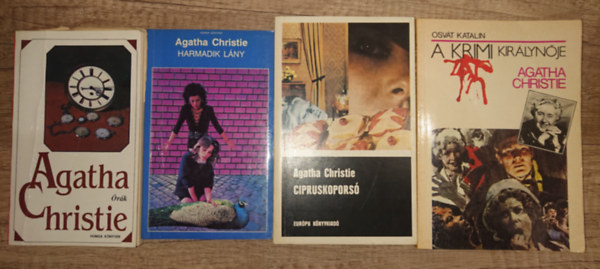 Osv�t Katalin Agatha Christie - 3 remek krimi Agatha Christie-t�l �s aj�nd�kk�nyvvel a krimi kir�lyn�j�r�l: Harmadik l�ny, �r�k, Cipruskopors� + A krimi kir�lyn�je