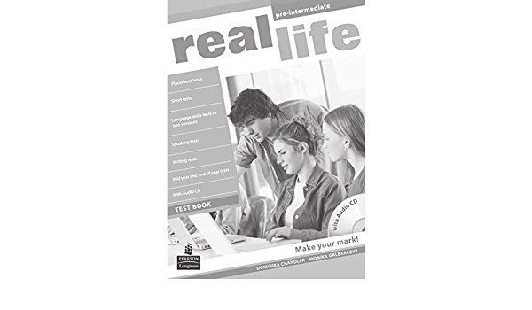 Real Life Global Pre-Intermediate Test Book for pack