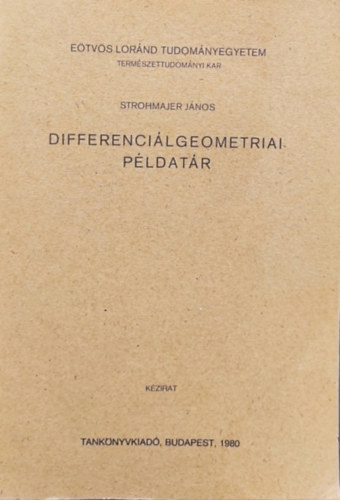 Strohmajer J�nos - Differenci�lgeometriai p�ldat�r