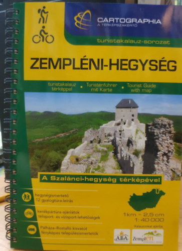 Zempl�ni-Hegys�g turistakalauz t�rk�ppel - A Szal�nci-hegys�g t�rk�p�vel