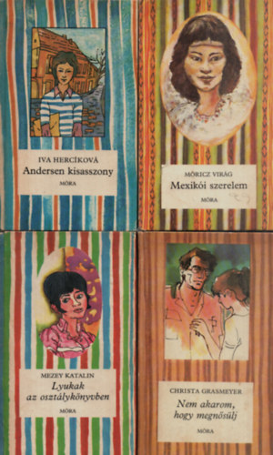 4 db Cskos knyv egytt: Andersen kisasszony, Mexiki szerelem, Nem akarom, hogy megnslj, Lyukak az osztlyknyvben.