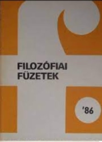 Bereczkey Tams - Filozfiai fzetek '86