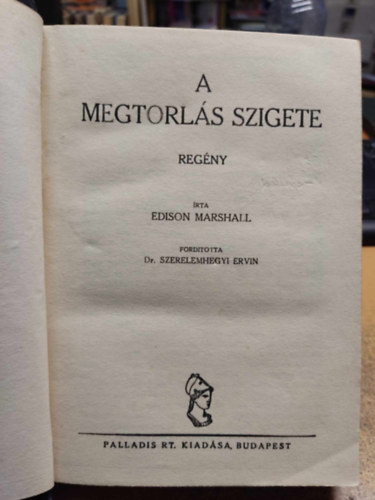 Edison Marshall - A megtorls szigete