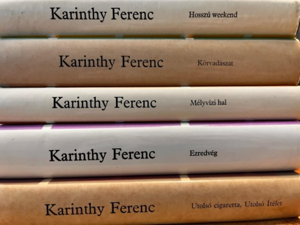 Karinthy Ferenc knyvcsomag (5 db)