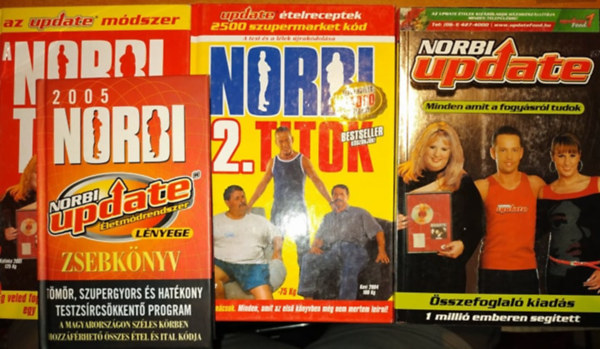 A Norbi titok + Norbi: A 2. titok + Norbi update + 2005 Norbi zsebk�nyv (4 k�tet)
