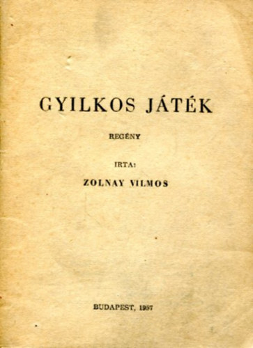 Gyilkos jtk (Vasrnapi Regnyek)