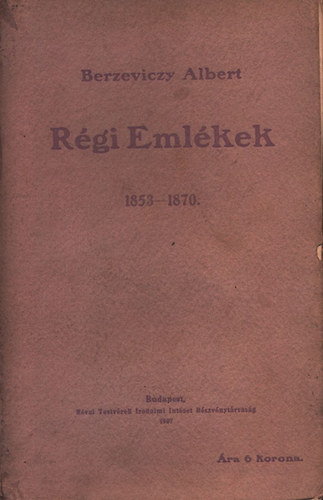 Rgi emlkek 1853-1870