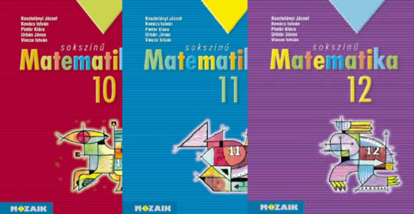 Soksz�n� matematika tank�nyv 10-11-12. (3 k�tet)