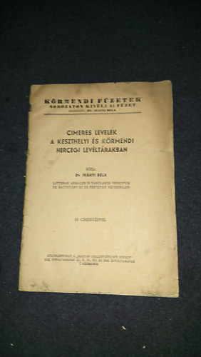 C�meres levelek a keszthelyi �s k�rmendi hersegi lev�lt�rakban