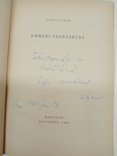 Emberi szertart�s (dedik�lt)