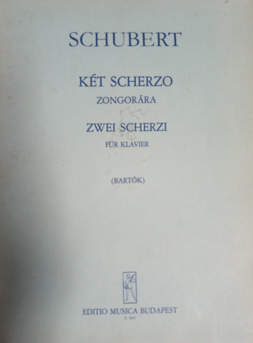 Kt scherzo zongorra