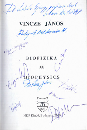 Biofizika - Biophysics 33.