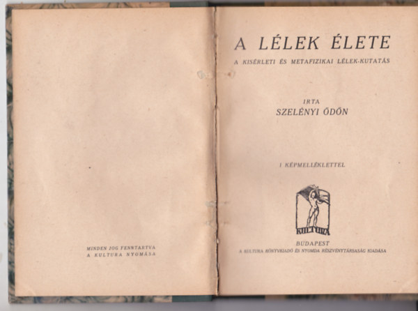 A llek lete-A ksrleti s metafizikai llek-kutats