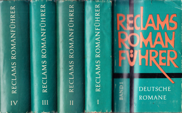 Johannes Beer - Reclams Romanf�hrer. 4 B�nde.