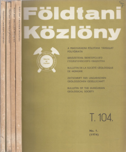 Fldtani kzlny 1974/1-4. fzet (teljes vfolyam)