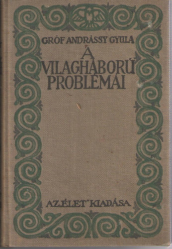 A vilghbor problmi