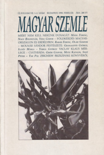 Magyar szemle 1998, februr - j vfolyam VII. 1-2. szm