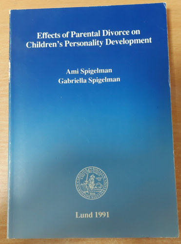 Effects of parental divorce on children's personality development