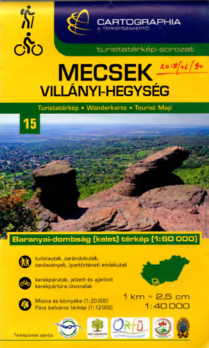 Kovcs Attila Gyula  (Szerk.) Berki Zoltn (Szerk.) - Mecsek, Villnyi-hegysg turistakalauz