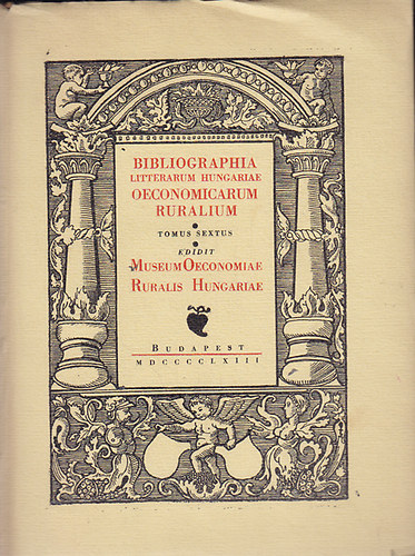 A Magyar Mezgazdasgi Szakirodalom Knyvszete (1920-1935)