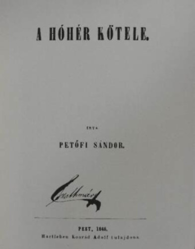 Petőfi Sándor - A hóhér kötele