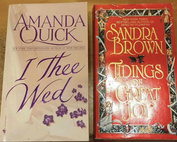Sandra Brown Amanda Quick - I Thee Wed (Vanza #2) + Tidings of Great Joy (2 ktet)