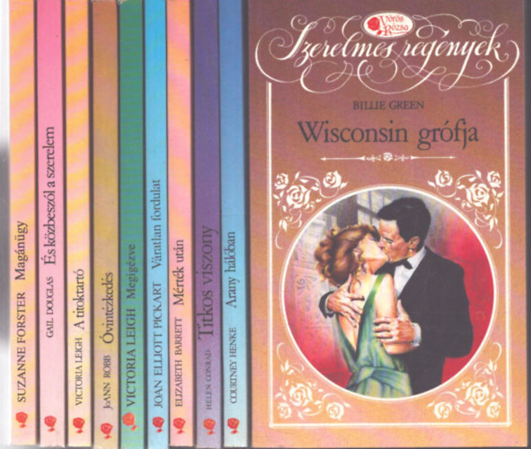 10 db romantikus reg�ny a V�r�s R�zsa sorozatb�l