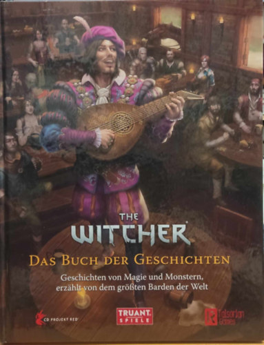 2 db The Witcher: The Witcher Rollenspiel + The Witcher: Das Buch der Geschichten