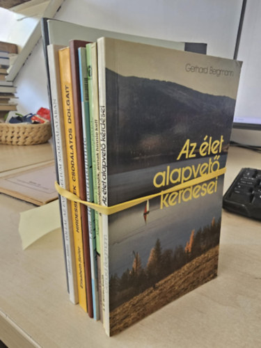 9db vallsi ktet, KNYVMENT AJNLAT: Az let alapvet krdsei+ Aki gondolkodik, annak hinnie kell+ Magtl- A termszetes nvekeds tja+ Flelem s elrejtettsg+ Isten munkja a csald letben+ Hirdesstek csodlatos dolg