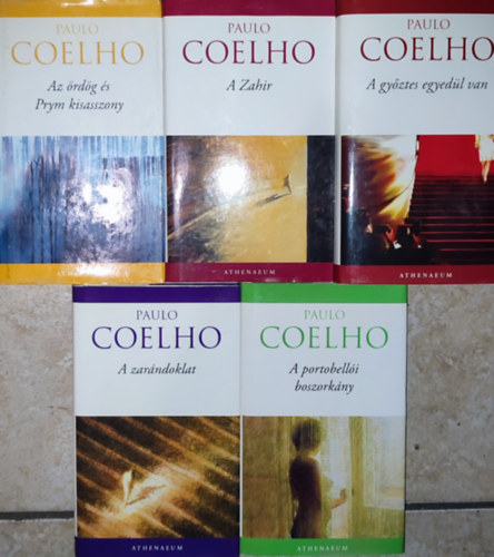 5db Paulo Coelho m - A Zahir; A gyztes egyedl van; Az rdg s Prym kisasszony; A zarndoklat; A portobelli boszorkny