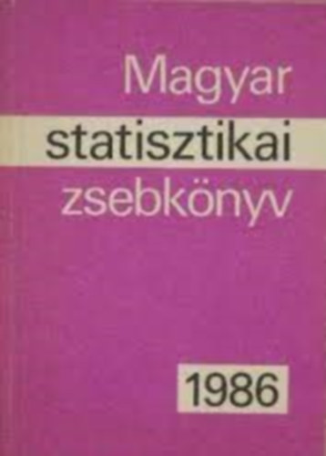 Magyar statisztikai zsebknyv 1986