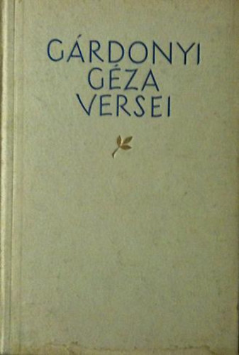 G�rdonyi G�za versei