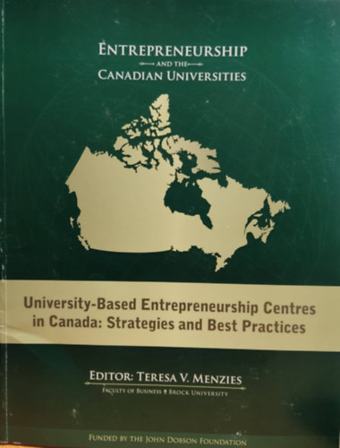 Entrepreneurship and the Canadian Universities