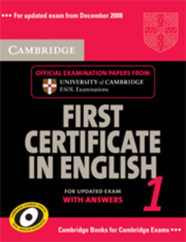 Cambridge ESOL - Cambridge First Certificate In English 1. SB + Key