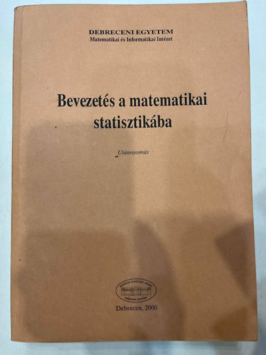 Fazekas Istv�n - Bevezet�s a matematikai statisztik�ba