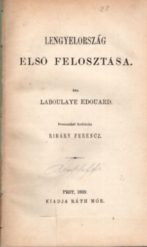 Lengyelorszg els felosztsa