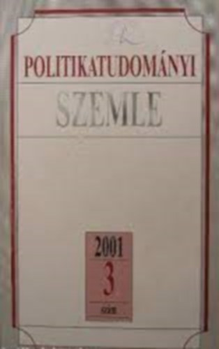Politikatudomnyi szemle 2001. 3. szm