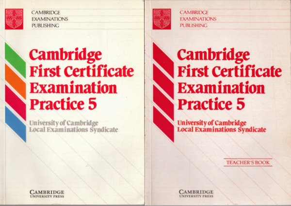 Cambridge First Certificate Examination Practice 5 + Cambridge First Certificate Examination Practice 5 teacher's book