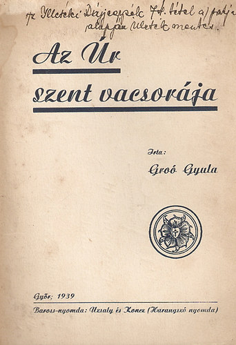 Az r Szent vacsorja