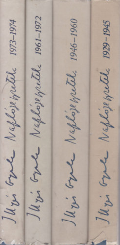 Napl�jegyzetek 1929-1974 (4 k�tet)