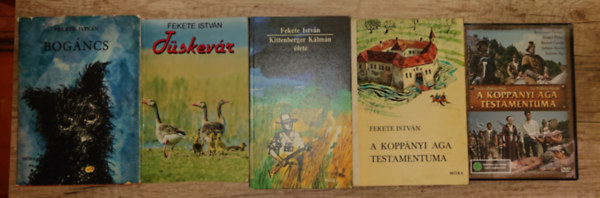 4 klasszikus Fekete Istv�n-m� aj�nd�k DVD-vel:T�skev�r, Bog�ncs, Kittenberger K�lm�n �lete, A kopp�nyi aga testamentuma + A kopp�nyi aga testamentuma DVD