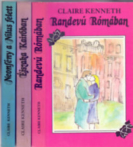 6 db Claire Kenneth: Randev Rmban; Neonfny a Nlus felett; jszaka Kairban; Panoptikum; Kk kanri; A rubin kereszt;