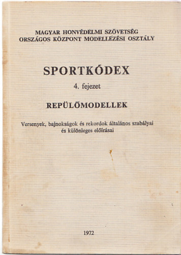 Sportkdex (4. fejezet) Replmodellek