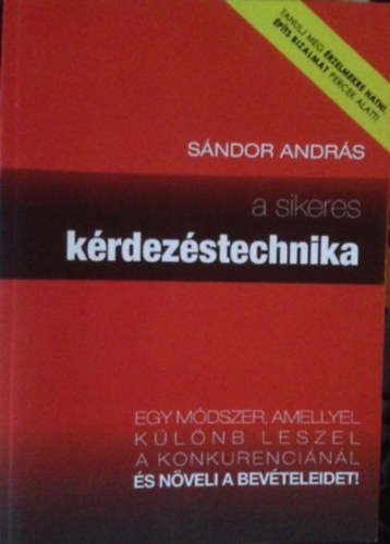 A sikeres krdezstechnika