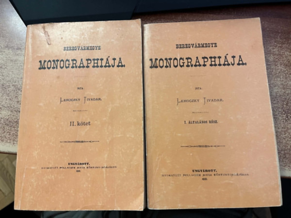 Beregv�rmegye monographi�ja I-II.