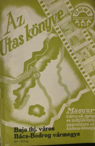 Az utas k�nyve - Baja thj. v�ros B�cs-Bodrog v�rmegye